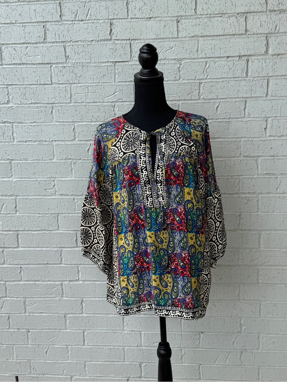 Tolani Silk Tunic Blouse